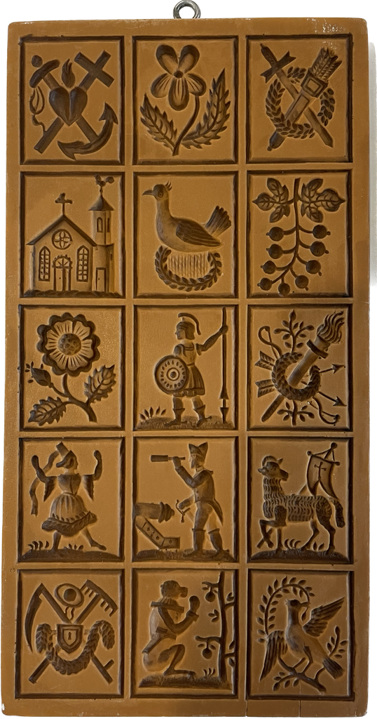 15 Bilder Herz, Veilchen Emma's Springerle